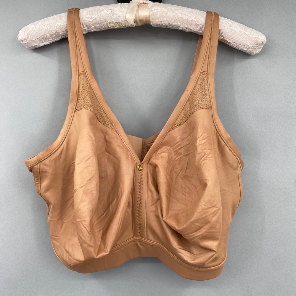 Essential Bodywear Abbie Bra Women 42G‎ Nude Wireless Full Coverage Style 8125